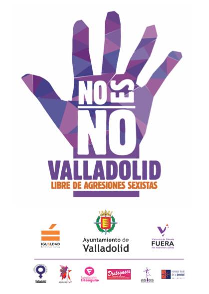 Resultado de imagen de No es no, Valladolid libre de agresiones sexistas