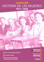 EXPOSICIÓN EN VILORIA: HISTORIA DE LAS MUJERES 1931-1939