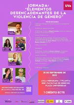 Jornada "ELEMENTOS DESENCADENANTES DE LA VIOLENCIA DE GÉNERO"
